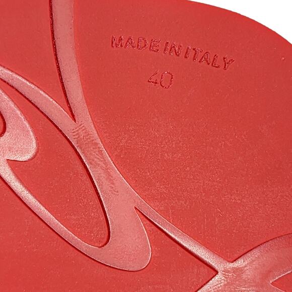 Christian Louboutin Loubi Flip Studded Flip Flops in Black - Picture 7 of 16